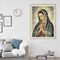 Round Full Drill Diamond Painting Kit, 5D Pray Virgin Mary Diamond Dots Arts Crafts Set Religious Belief Diamond Painting with Gem for Adult Beginner Virgin Mary Room Decor (12X16 inches)